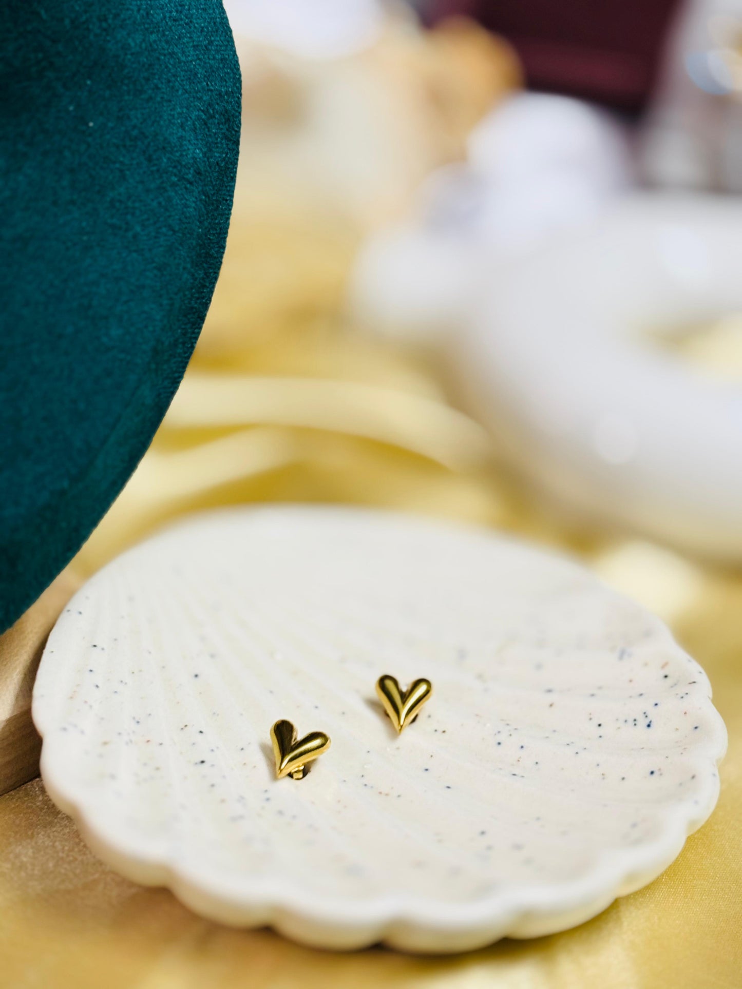 Heartfelt Elegance Pendant Chain and Earrings Set