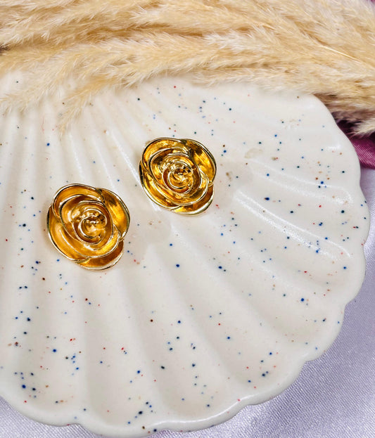 Blossom Elegance Rose Earrings