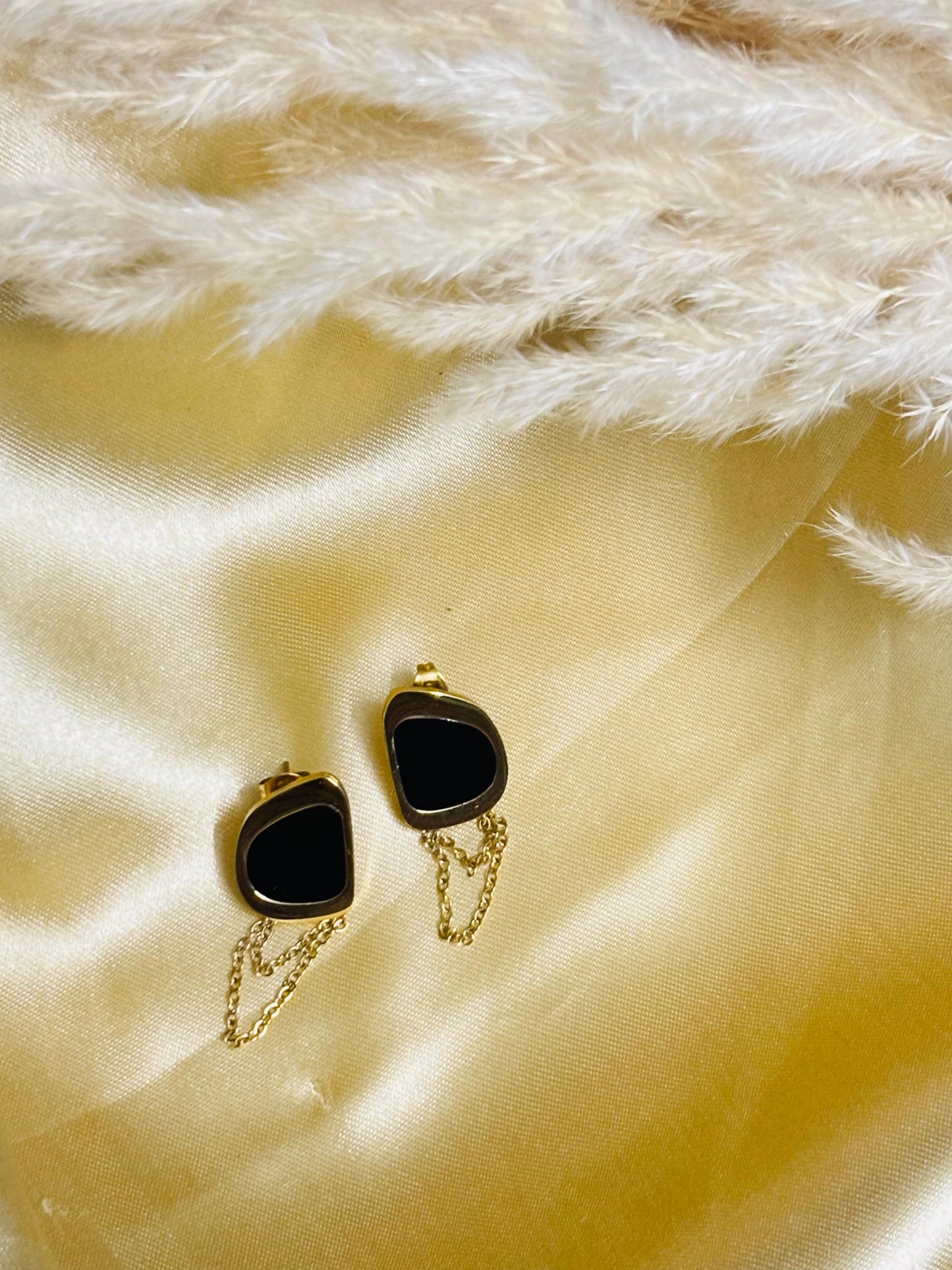 Ethereal Dainty Chain Drop Earrings