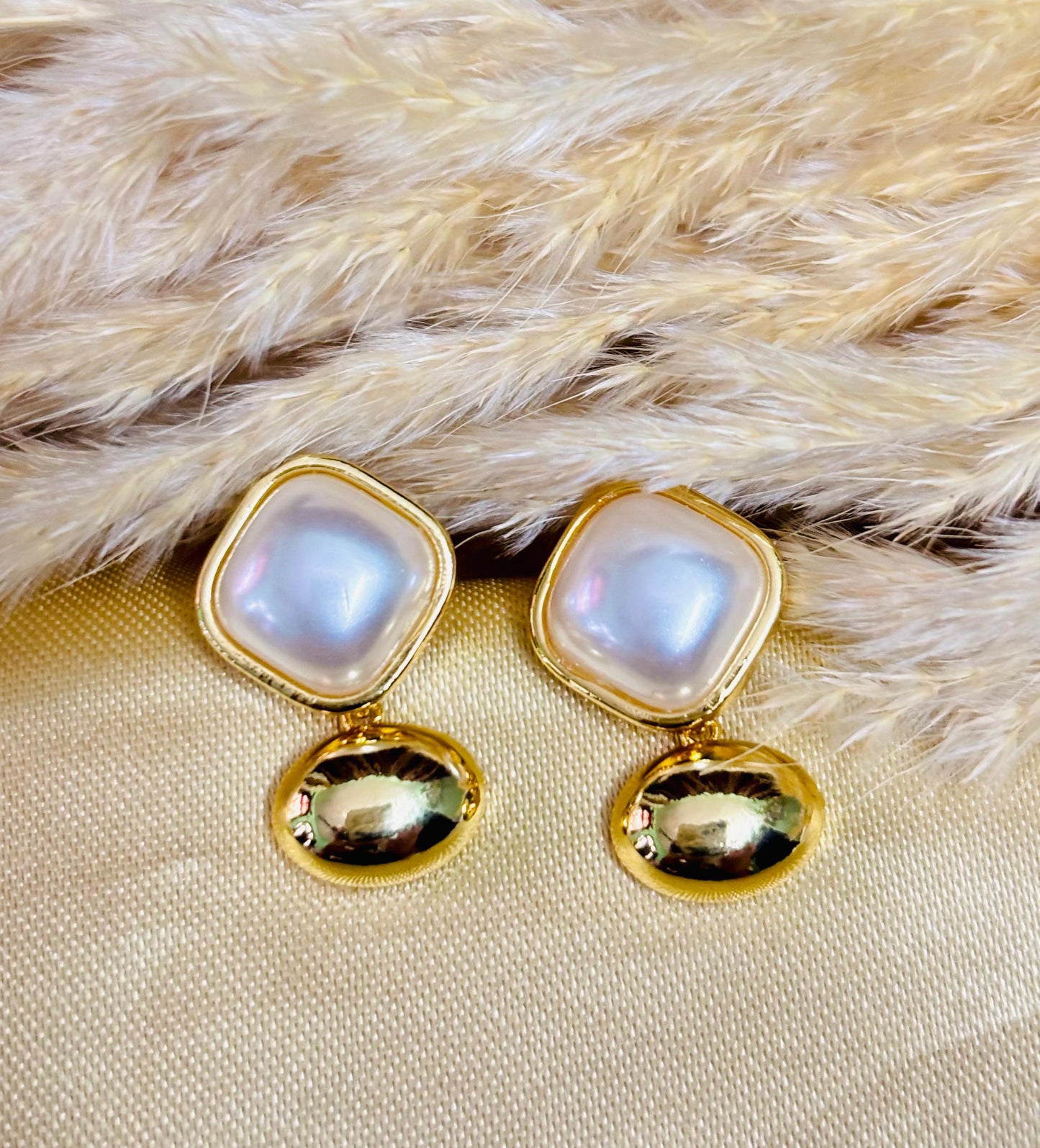 Elegance Cascade Pearl Stud and Drop Earrings