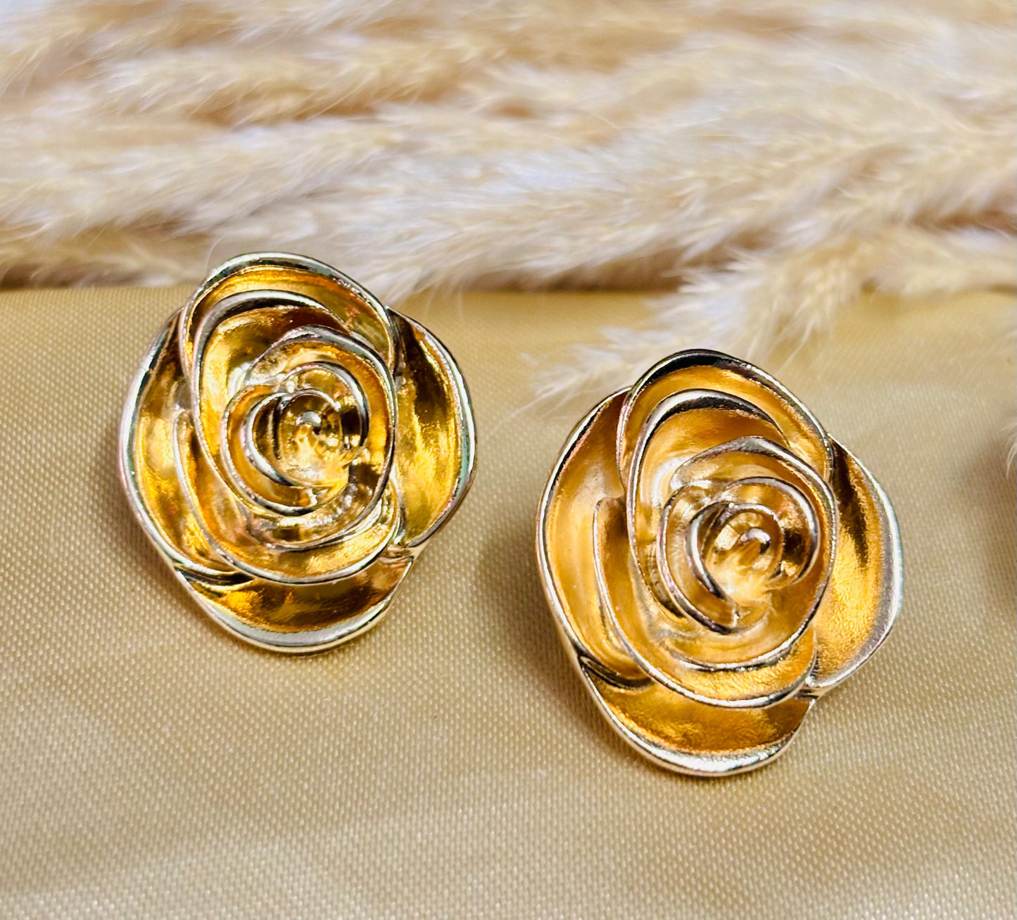 Blossom Elegance Rose Earrings