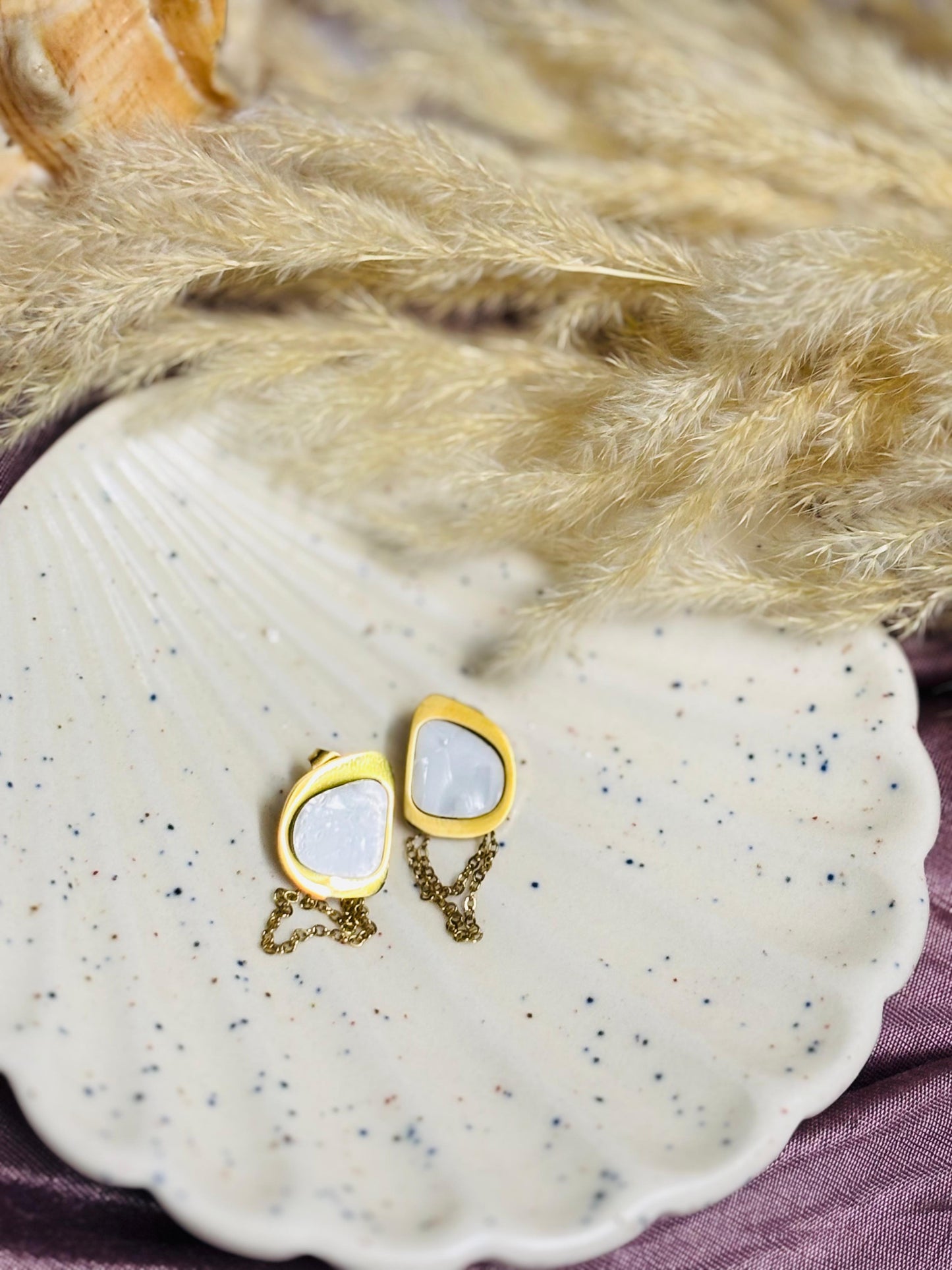 Ethereal Dainty Chain Drop Earrings