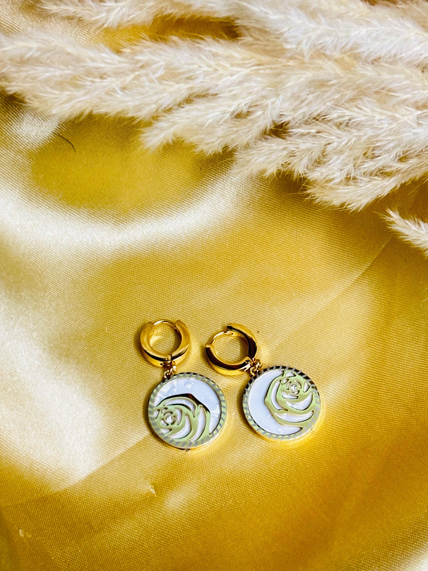 Celestial Teardrop Crystal Earrings