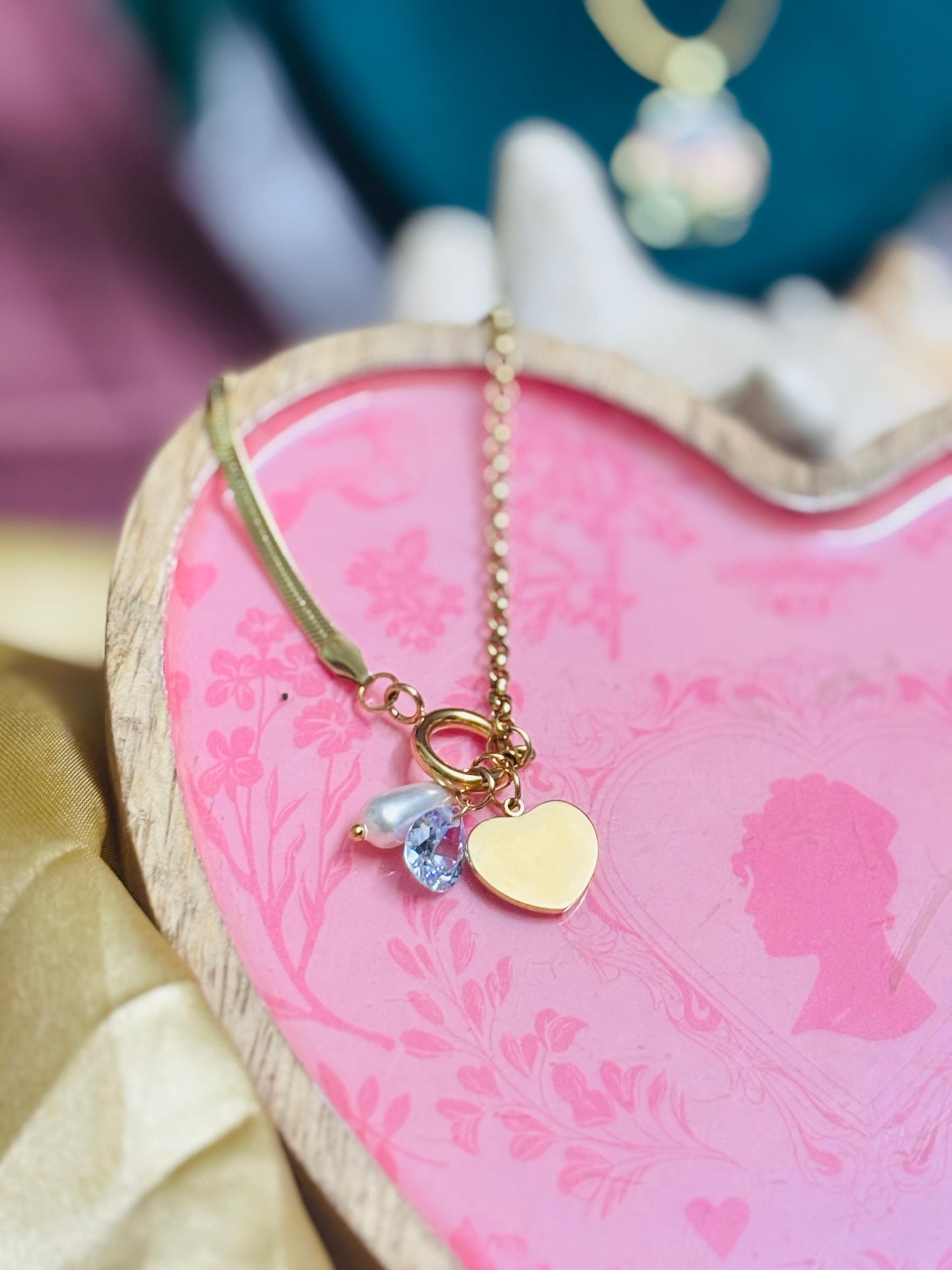 Adjustable Celestial Affection Pearl Bracelet