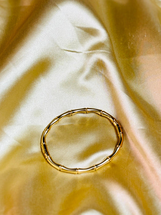 Bamboo Elegance Bangle Bracelet