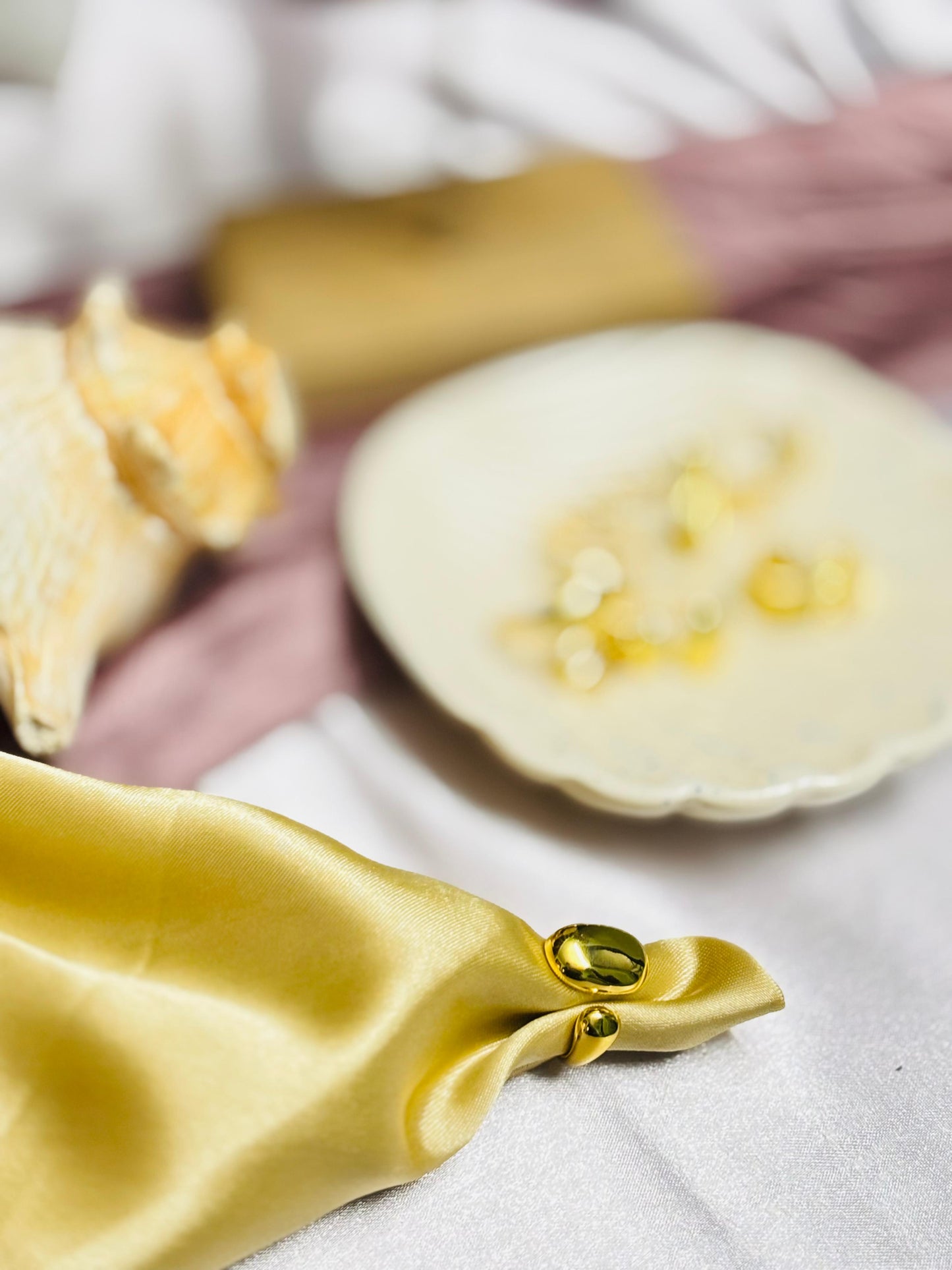 Adjustable Luna Drop Ring