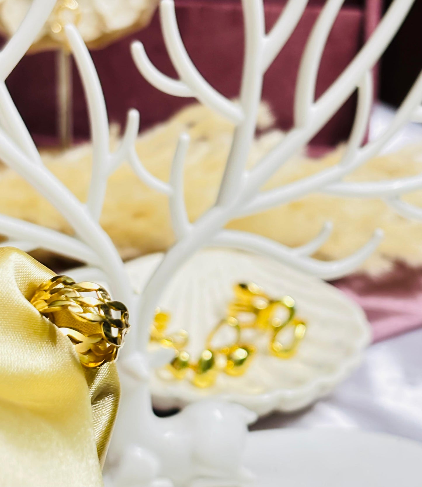 Adjustable Auric Mesh Ring