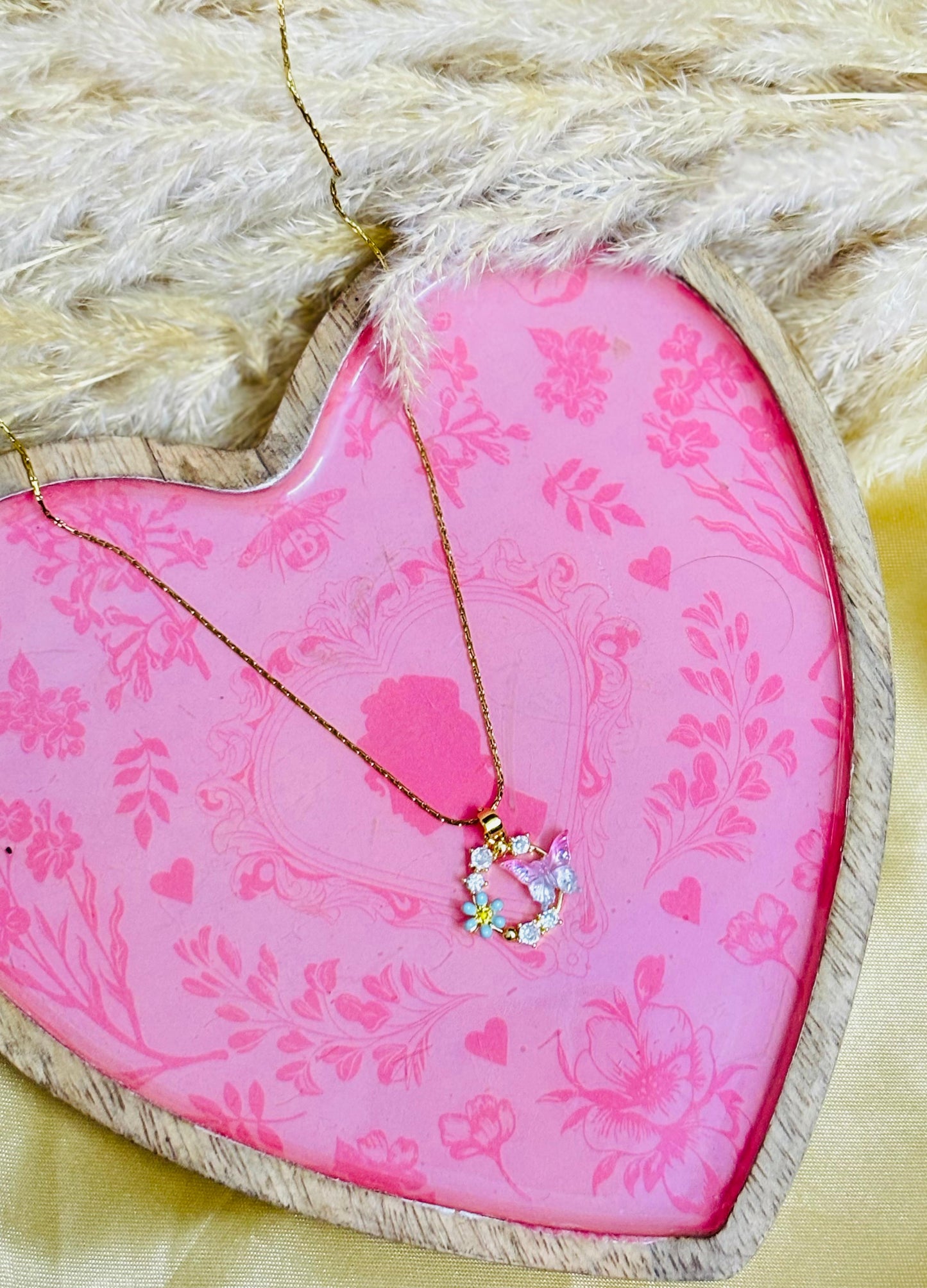 Luminous Star & Butterfly Pendant Chain